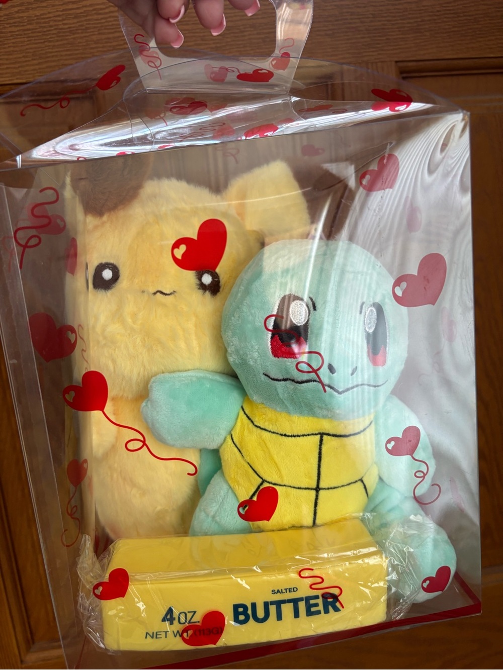 Pokémon and Squirtle with Stimulous Butter Squishy Toy